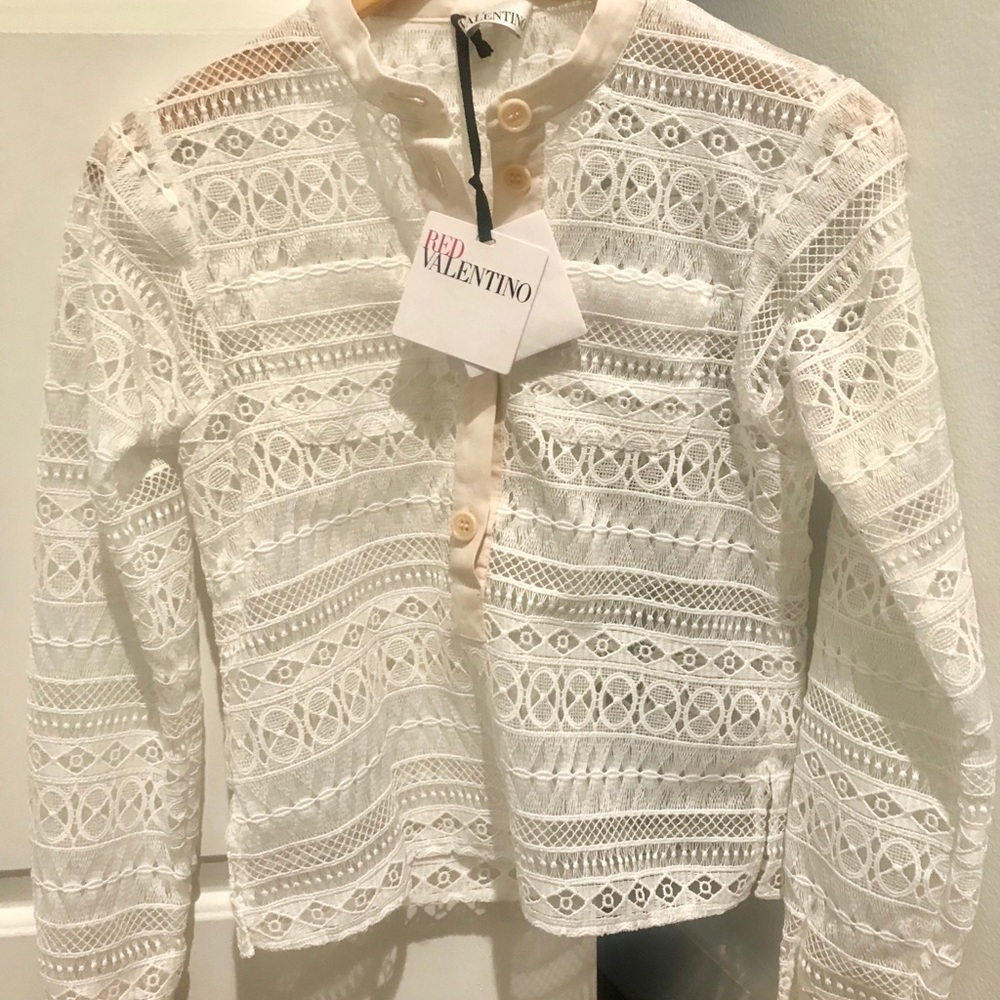 RED VALENTINO - Women’s lace blouse - BRAND NEW